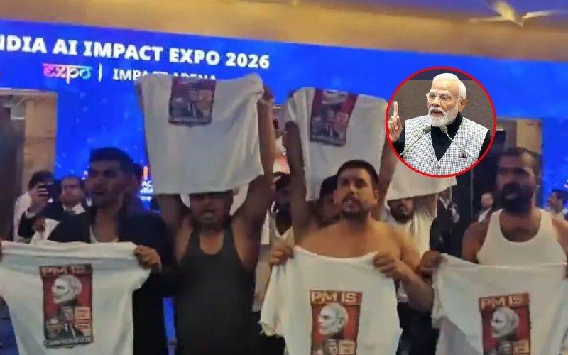 پی ایم مودی کا کانگریس کے ’شرٹ لیس‘ احتجاج پر سخت ردِعمل